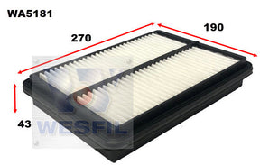 Air Filter A1870 Fits Great Wall WA5181 - Wesfil