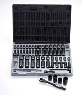59 Piece 3/8 Drive 12-Point Metric & Imperial, Standard & Deep Socket Set - Impact Tools