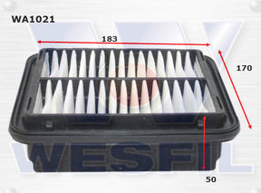 Air Filter A1421 Fits Daihatsu WA1021 - Wesfil