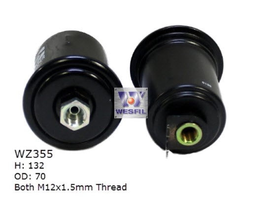 EFI Fuel Filter Z355 Mazda WZ355 - Cooper