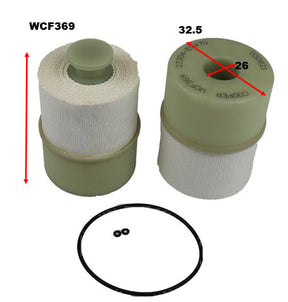 Diesel Fuel Filter R2892P Fits Hino WCF369 - Wesfil