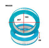 Air Filter A325 Fits Hyundai/Mitsubishi WA325 - Wesfil | Universal Auto Spares