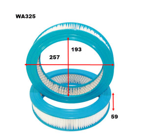 Air Filter A325 Fits Hyundai/Mitsubishi WA325 - Wesfil