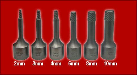 6 Pieces 3/8” DR Bolt & Screw Extractor Twist Socket Set - PKTool | Universal Auto Spares