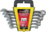 6 Pieces Metric CR-V Combination Stubby Spanner Set - PKTool