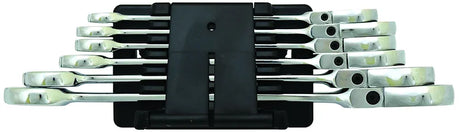 6 Pieces Metric CR-V Flexible Ratchet Combination Spanner Set - PKTool | Universal Auto Spares
