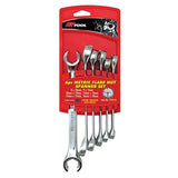 6 Pieces Metric Flare Nut CR-V Spanner Set - PKTool