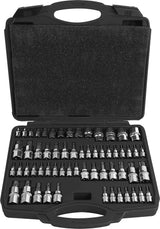 60 Pieces Star Bits & Star Sockets Master Set - PKTool | Universal Auto Spares