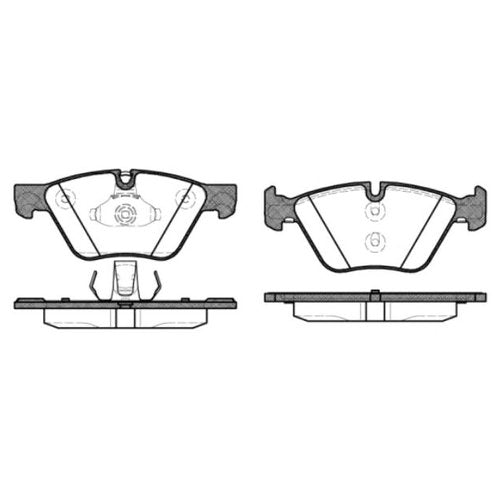 Brake Pad Set BMW 5 Series Front Axle 105230 - REMSA