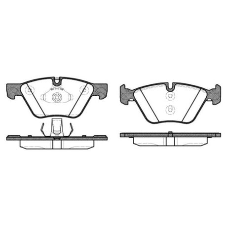 Brake Pad Set BMW 5 Series Front Axle 105230 - REMSA