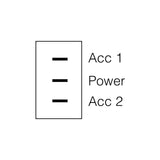 Toggle Switch On/Off/On SPDT 20A at 12V - Narva | Universal Auto Spares