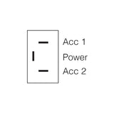 Metal Toggle Switch On/Off/On SPDT 20A at 12V - Narva | Universal Auto Spares