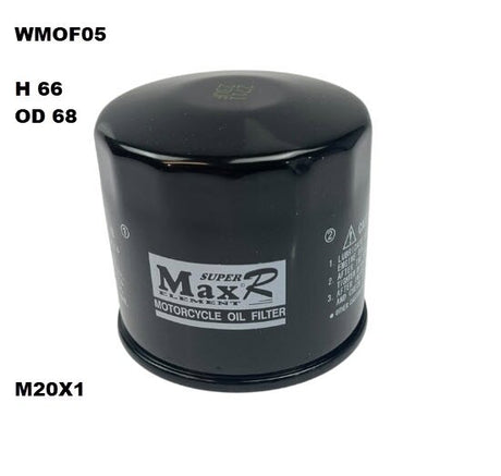 Oil Filter RMZ102 Motorcycle Fits Suzuki WMOF05 - Wesfil | Universal Auto Spares