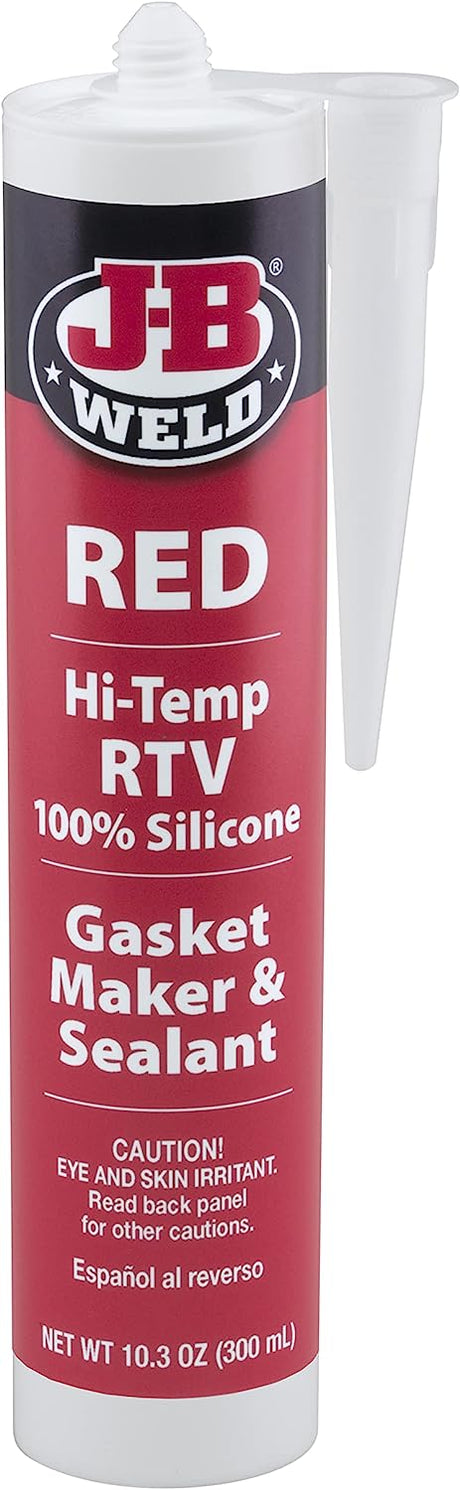 Hi-Temp Sealant Silicone Red Gasket Maker RTV 2 Sizes - J-B Weld | Universal Auto Spares