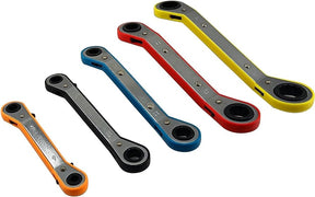 5 Piece Offset Ratchet Wrench Set 25 Degree Offset