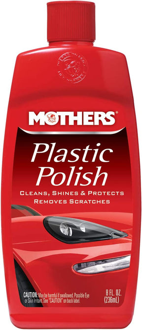Plastic Polish Cleans Stains From Vehicle 236ml - Mothers