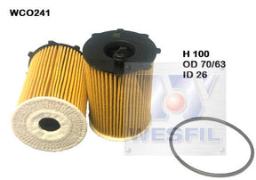 Oil Filter Fits Citroen/Peugeot WCO241 - Wesfil