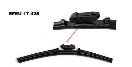 'Ultimate' Beam Blade (425mm) Exact Fit EFEU-17-425 - Exelwipe