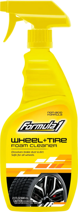 Wheel & Tire Cleaning Foam Spray Bottle Multi-Colour 680ml - Formula 1