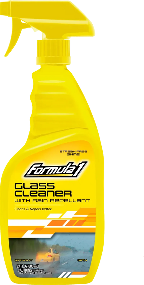 Glass Cleaner With Rain Repellant Improve Visibility - Formula 1 | Universal Auto Spares