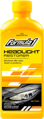 Headlight Cleaner Restorer & Sealant Clears Yellowed Headlights 237ml - Formula 1