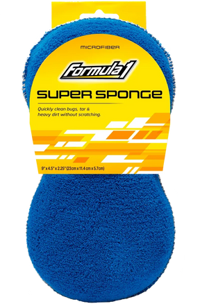 Super Sponge Soft Microfiber Deep Mesh Scrubber - Formula 1