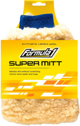 Super Mitt Synthetic Lamb’s Wool Heavy-Duty, Long-Lasting Fibers - Formula 1