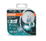 Hal. H11 12V 55W PGJ19-2 Cool Blue 1 = 2 Globes 64211CBN-HCB - OSRAM | Universal Auto Spares