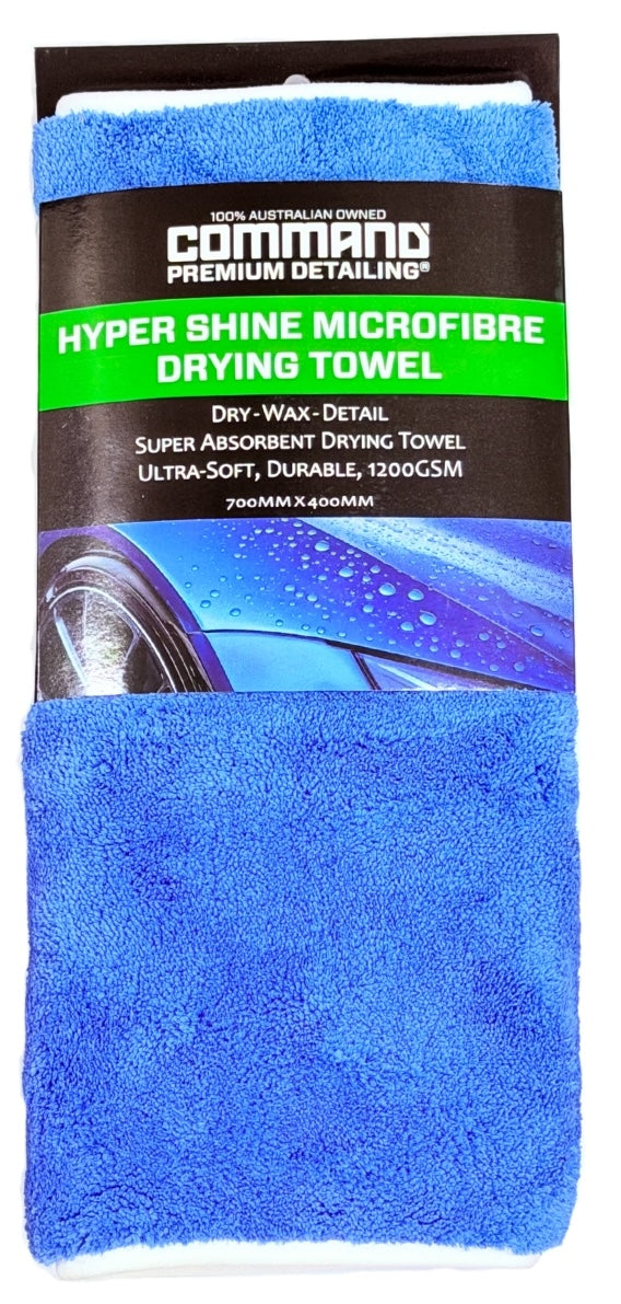 HYPER SHINE DRYING TOWEL - Command Detailing