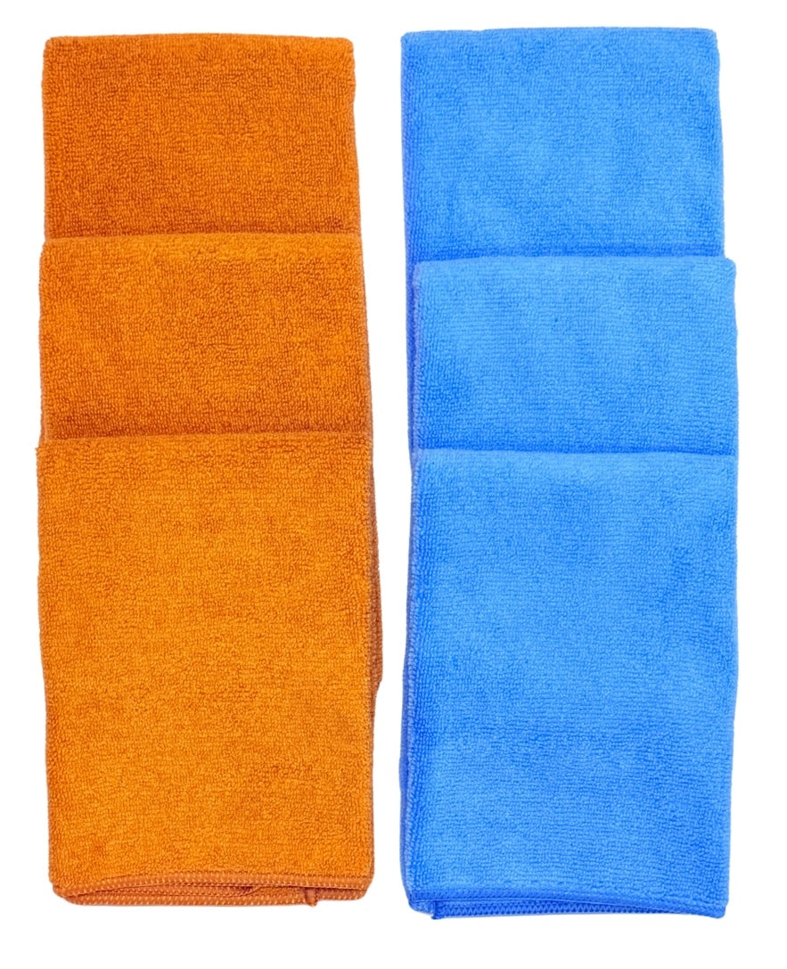 HYPER SHINE MICROFIBRE TOWELS - 6 PACK - Command Detailing