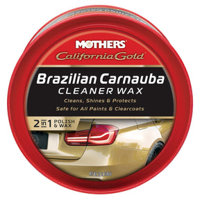 CALIFORNIA GOLD® PURE BRAZILIAN CARNAUBA CLEANER WAX PASTE - Mothers