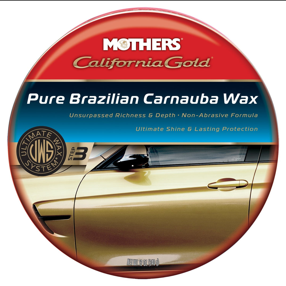 CALIFORNIA GOLD® PURE BRAZILIAN CARNAUBA WAX PASTE 340G - Mothers