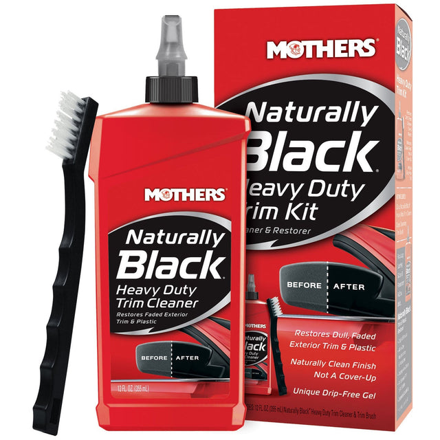 NATURALLY BLACK® HEAVY DUTY TRIM CLEANER KIT - Mothers