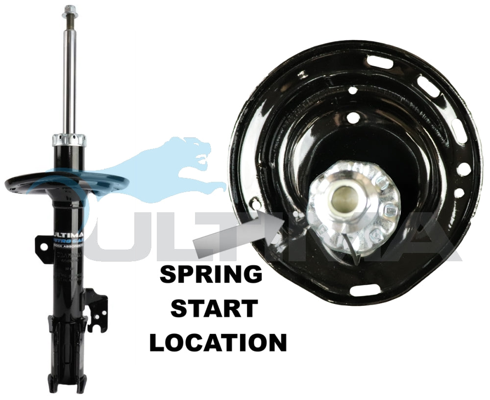 Shock/Strut Fits TOYOTA KLUGER GSU40/GSU45 RX350 10/10 ON RHS FRONT STRUT 65800R - Ultima