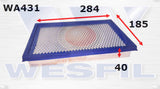 Air Filter A431 Fits Ford WA431 - Wesfil