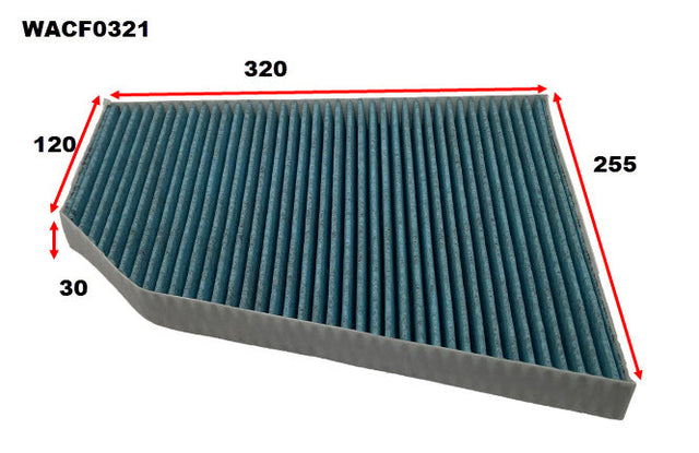 Cabin Filter Fits Tesla WACF0321 - Wesfil | Universal Auto Spares