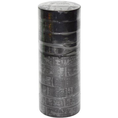 PVC Black Insulation Electrical Tape Roll 10 18mm X 20m - NORTON | Universal Auto Spares