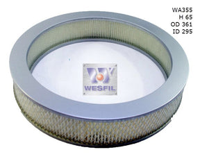 Air Filter A355 Fits Nissan WA355 - Wesfil