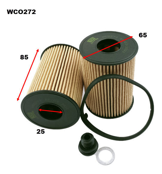 Oil Filter Fits Hyundai WCO272 - Wesfil | Universal Auto Spares