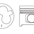 Piston & Pin Set TOYOTA 1HZ TURBO 6DP2020-STD - NASON