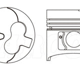 Piston & Pin Set NISSAN TD42 28MM PIN 6DP2056-STD - Nason