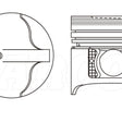 Piston & Pin Set NISSAN RD28T 6DP2060-0.50 - NASON