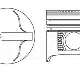 Piston & Pin Set NISSAN RD28T 6DP2060-STD - Nason