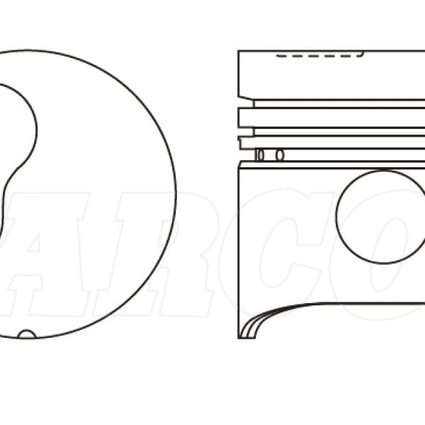 Piston & Pin Set TOYOTA 2H LATE 90MM LONG 6DP2063-STD - NASON