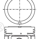 Piston & Pin Set TOYOTA 2F OHV 12V 6P1076-STD - Nason
