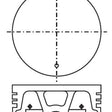 Piston & Pin Set NISSAN TB45 TB48 OHV 12V 6P1079-1.00 - NASON