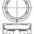 Piston & Pin Set HOLDEN ISUZU 6VE1 DOHC 24V 6P1084-0.50 - NASON