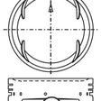Piston & Pin Set MITSUBISHI 6G74 DOHC 24V 6P1091-STD - NASON