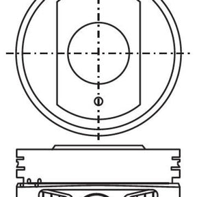 Piston & Pin Set MITSUBISHI 6G75 SOHC 24V 6P1116-STD - NASON