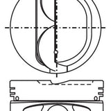 Piston & Pin Set TOYOTA 3VZE SOHC 12V 6P1171-STD - Nason